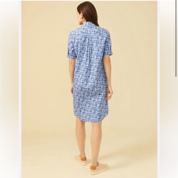 J. McLaughlin Arissa Cap Sleeve Dress in Beatriz Spot S - Picture 2 of 10